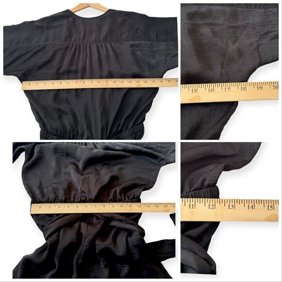 Brochu Walker Ally Black Tie Waist Jumpsuit, Size XS, New with tag - Picture 13 of 14